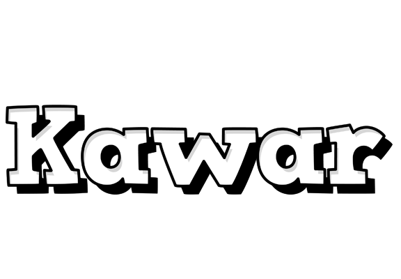 Kawar snowing logo