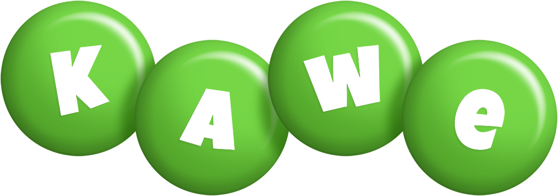 Kawe candy-green logo