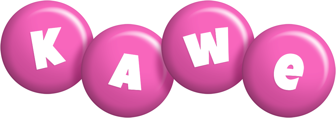 Kawe candy-pink logo