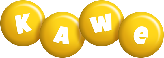 Kawe candy-yellow logo