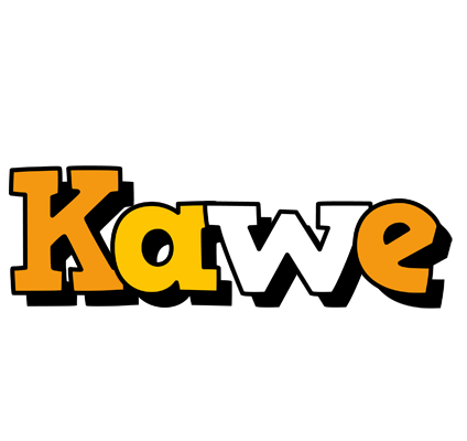 Kawe cartoon logo