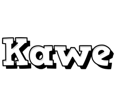 Kawe snowing logo