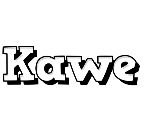 Kawe snowing logo