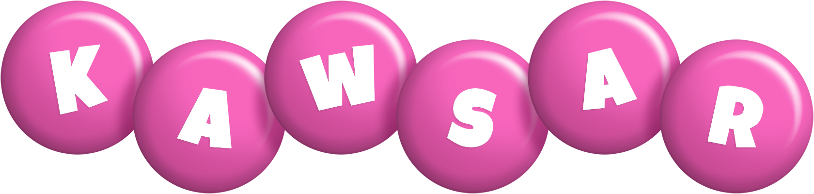Kawsar candy-pink logo