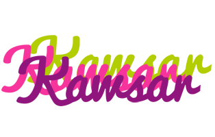 Kawsar flowers logo