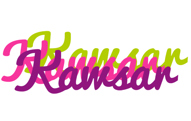 Kawsar flowers logo