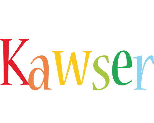 Kawser birthday logo