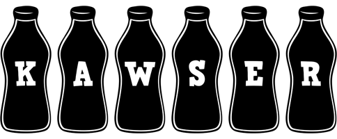 Kawser bottle logo