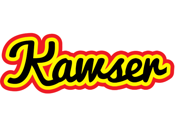 Kawser flaming logo