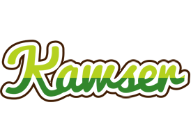 Kawser golfing logo