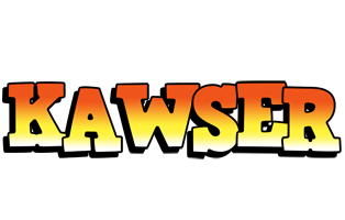 Kawser sunset logo