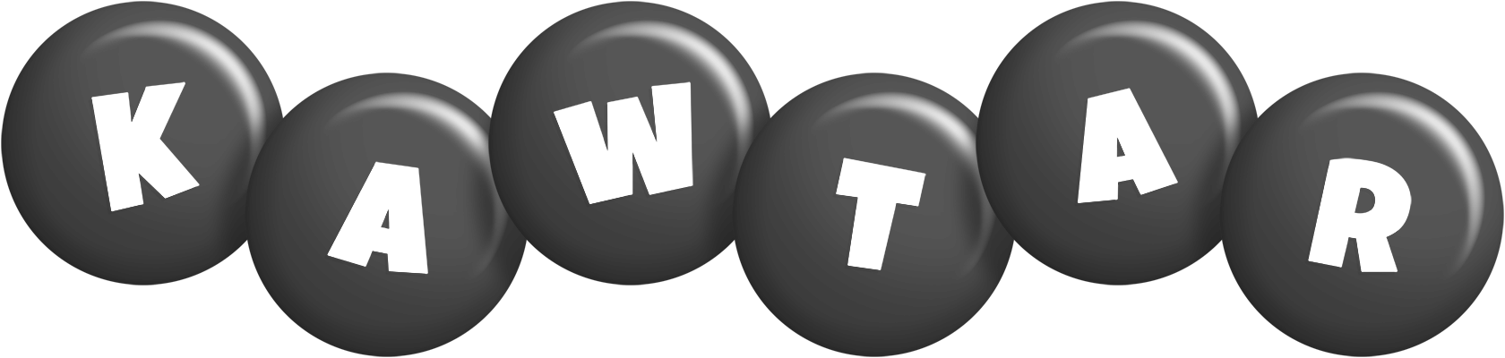 Kawtar candy-black logo
