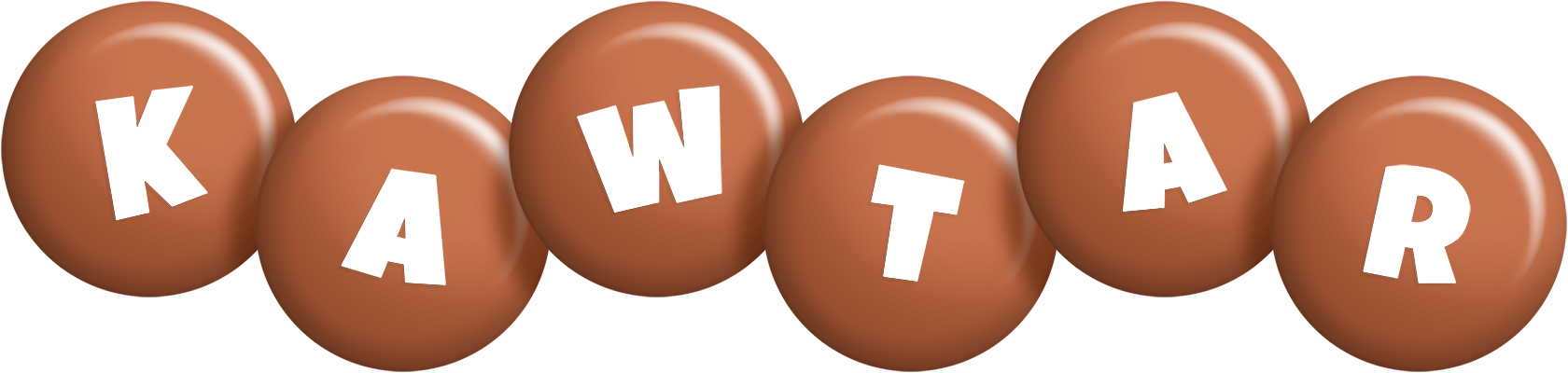 Kawtar candy-brown logo