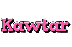 Kawtar girlish logo