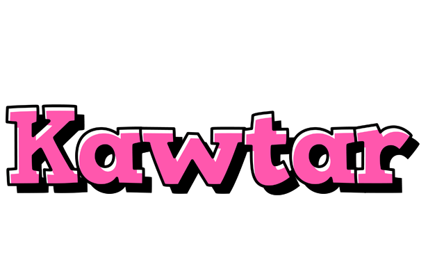 Kawtar girlish logo