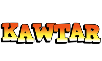 Kawtar sunset logo