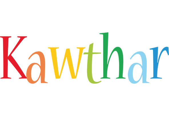 Kawthar birthday logo