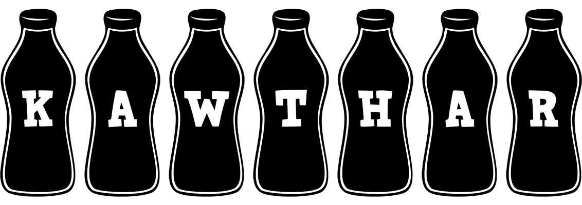 Kawthar bottle logo