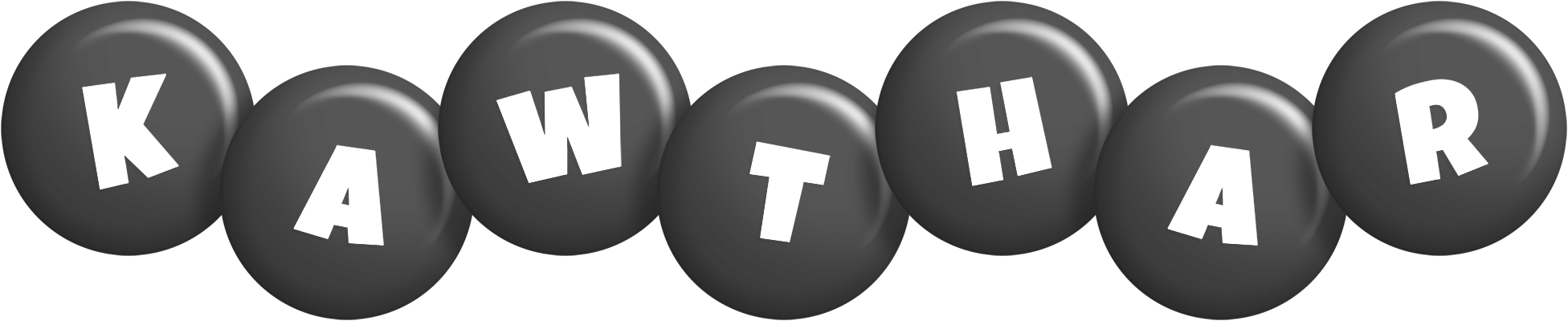 Kawthar candy-black logo