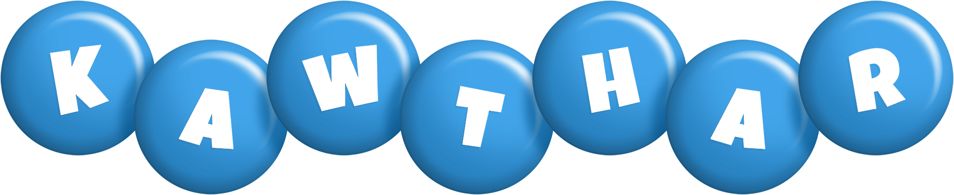 Kawthar candy-blue logo