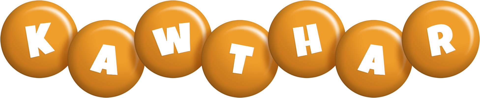 Kawthar candy-orange logo
