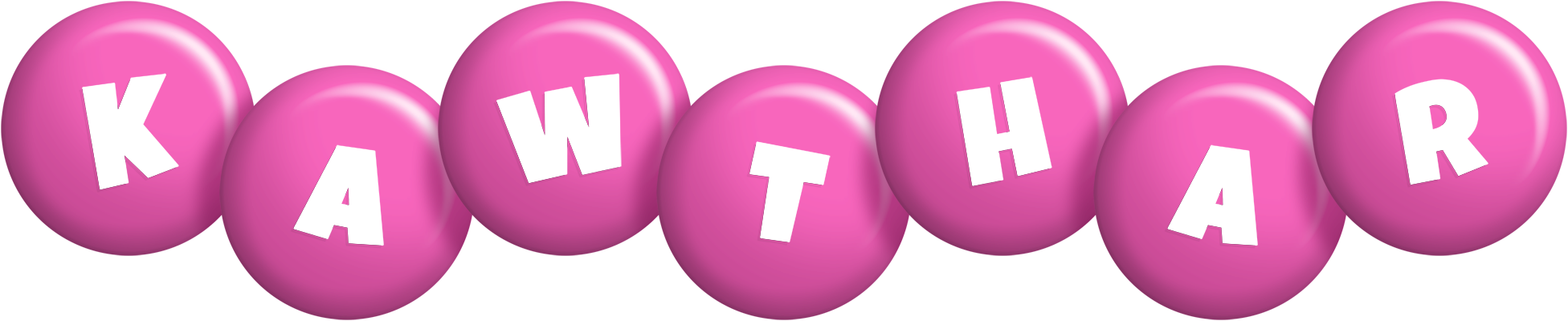 Kawthar candy-pink logo