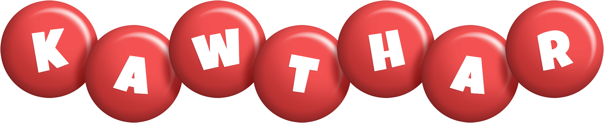 Kawthar candy-red logo