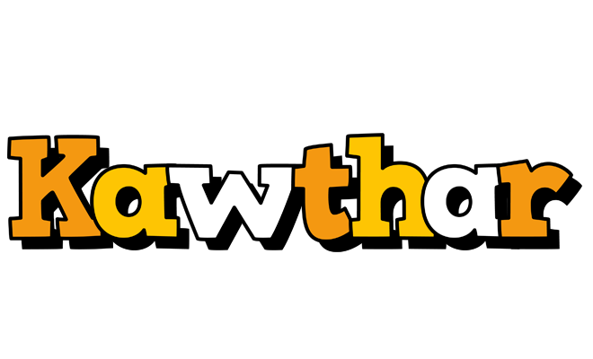 Kawthar cartoon logo