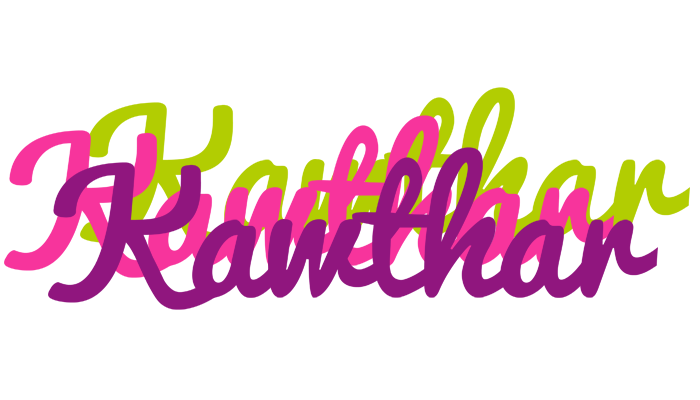 Kawthar flowers logo