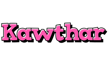 Kawthar girlish logo