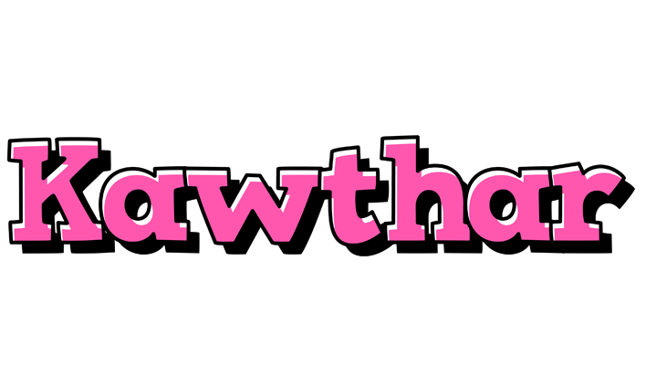 Kawthar girlish logo