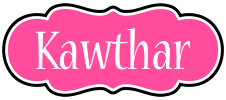 Kawthar invitation logo