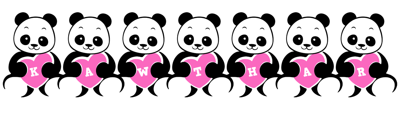 Kawthar love-panda logo