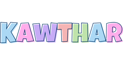 Kawthar pastel logo