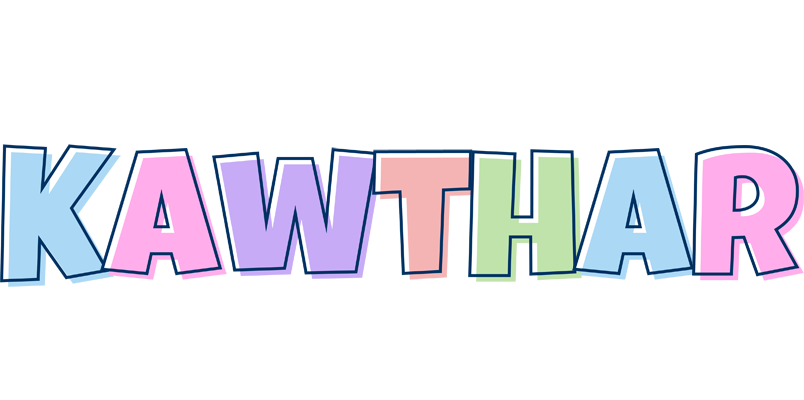 Kawthar pastel logo