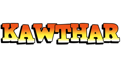 Kawthar sunset logo