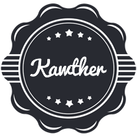 Kawther badge logo