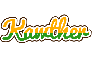Kawther banana logo