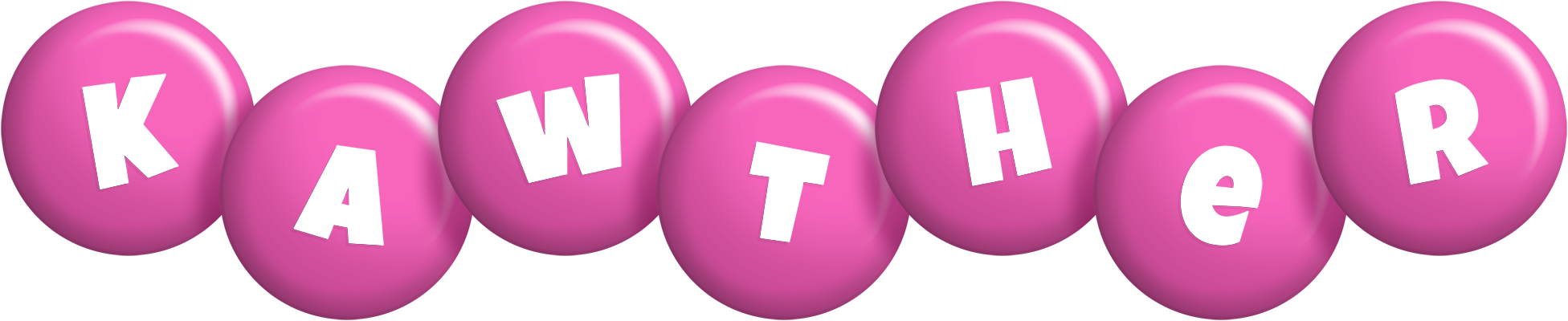 Kawther candy-pink logo
