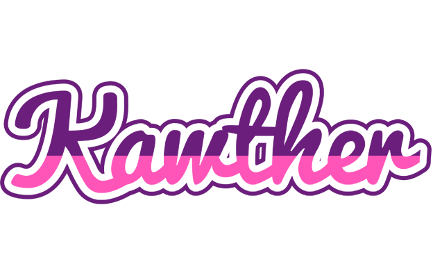 Kawther cheerful logo