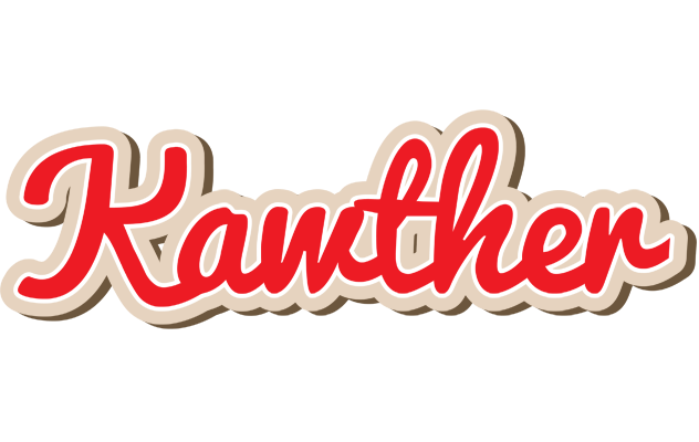 Kawther chocolate logo