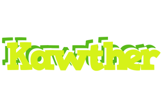 Kawther citrus logo