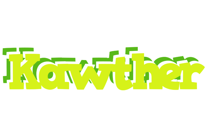 Kawther citrus logo
