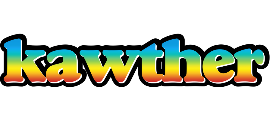 Kawther color logo