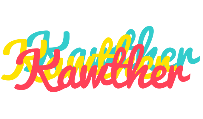 Kawther disco logo