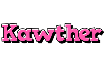 Kawther girlish logo