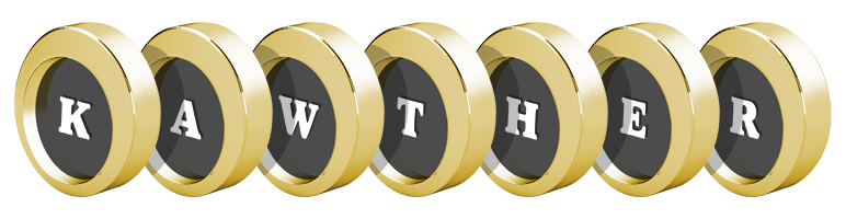 Kawther gold logo