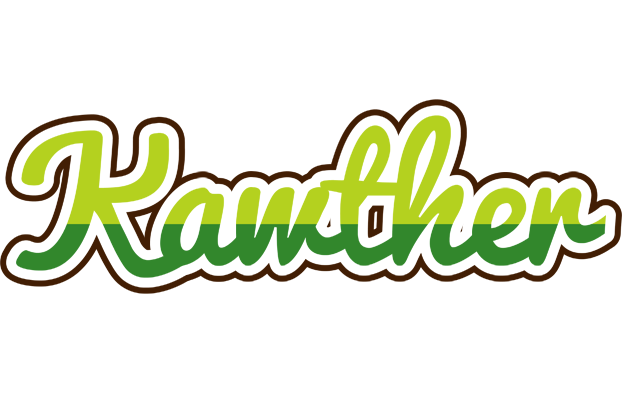 Kawther golfing logo