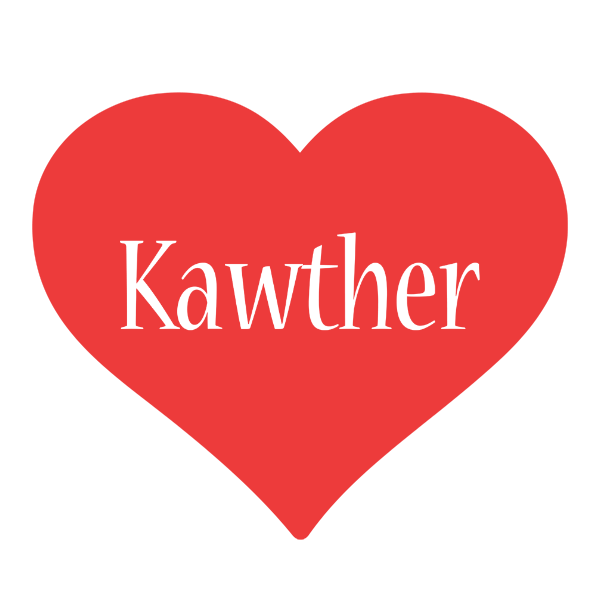 Kawther love logo