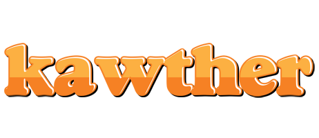 Kawther orange logo
